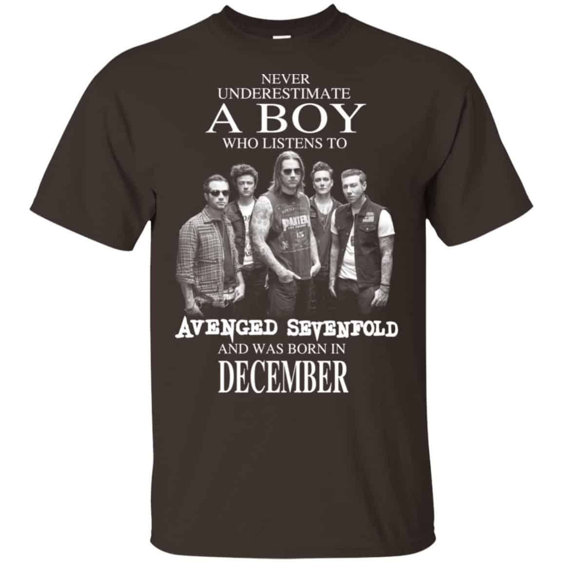 A Boy Who Listens To Avenged Sevenfold And Was Born In December T-Shirts, Hoodie, Tank