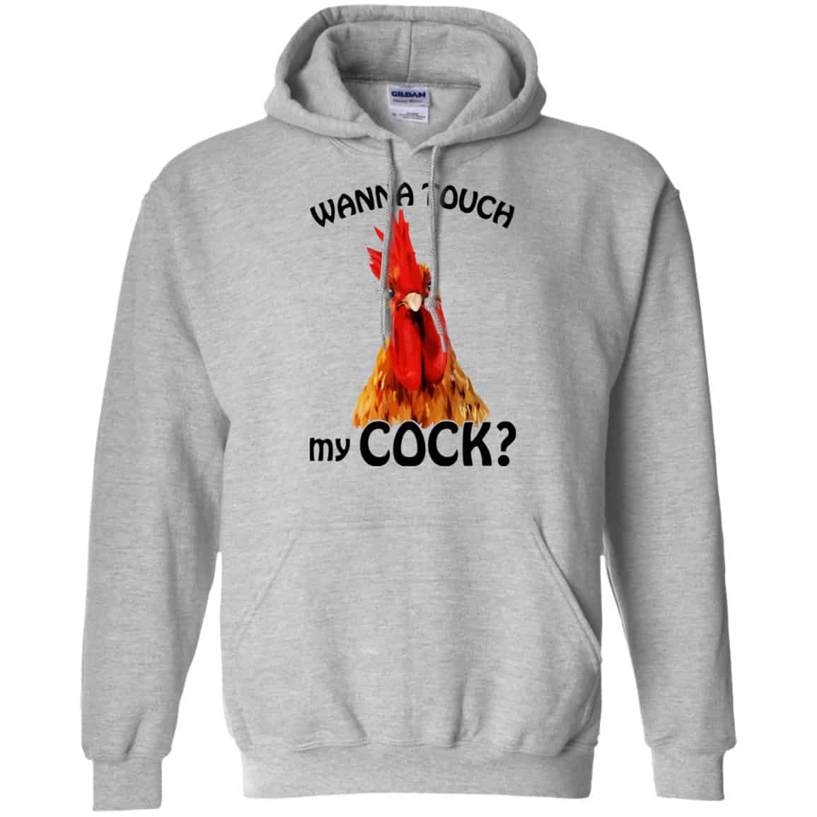 Wanna Touch My Cock Funny Chicken Shirt, Hoodie, Tank