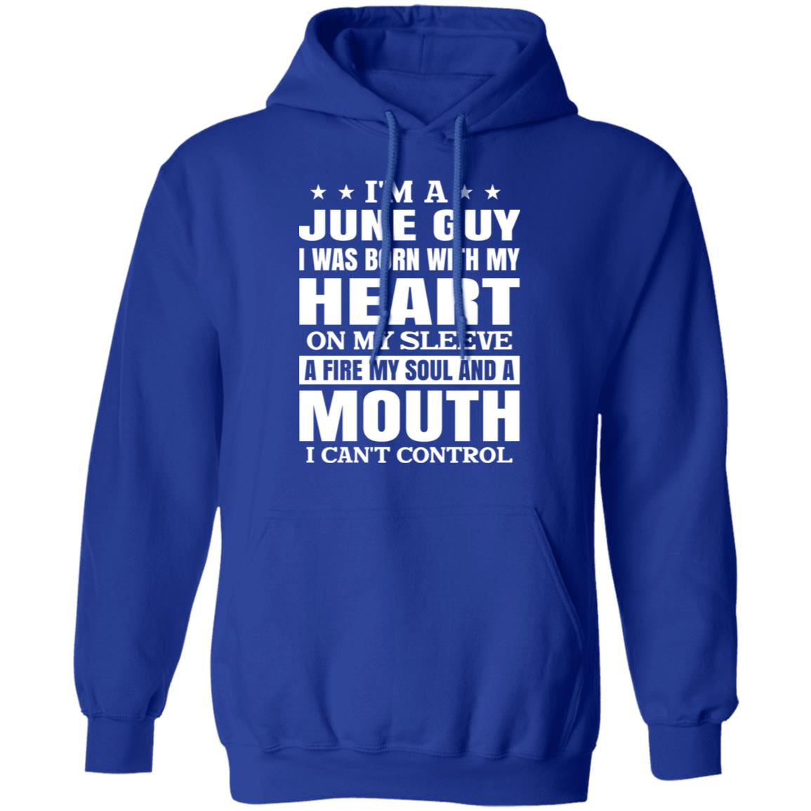 I’m A June Guy I Was Born With My Heart On My Sleeve Shirt, Hoodie, Tank
