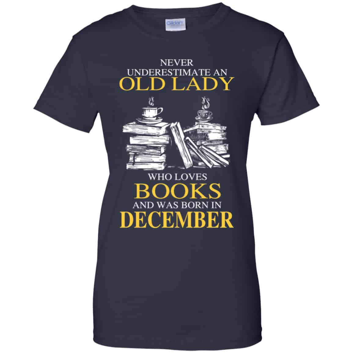 An Old Lady Who Loves Books And Was Born In December Shirt, Hoodie, Tank