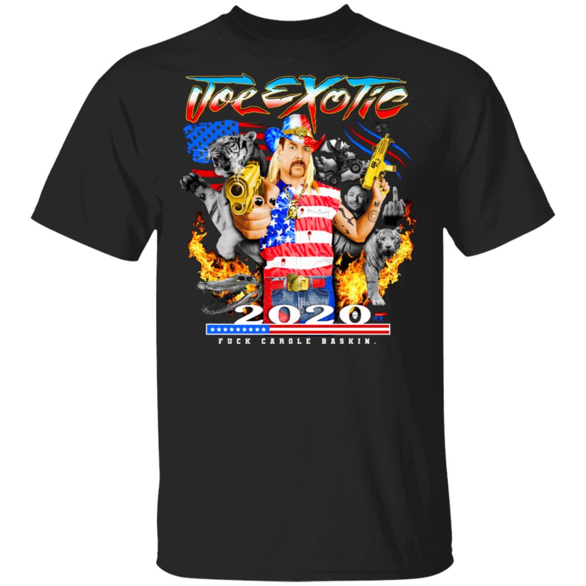 Joe Exotic 2020 President Fuck Carole Baskin Tiger King Shirt, Hoodie, Tank