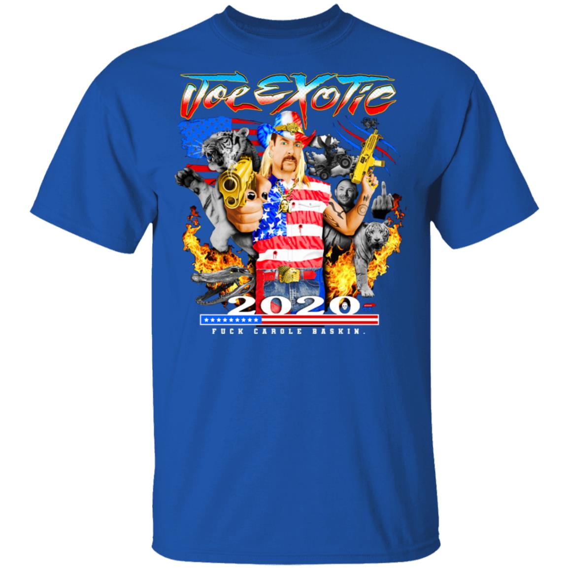 Joe Exotic 2020 President Fuck Carole Baskin Tiger King Shirt, Hoodie, Tank
