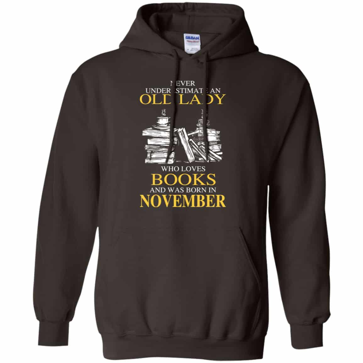 An Old Lady Who Loves Books And Was Born In November Shirt, Hoodie, Tank