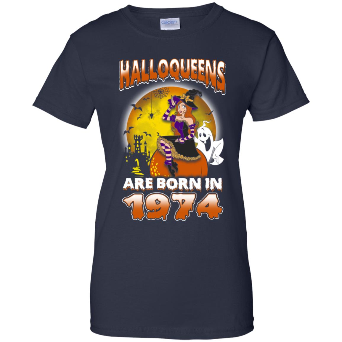 Halloqueens Are Born In 1974 Halloween T-Shirts, Hoodie, Tank