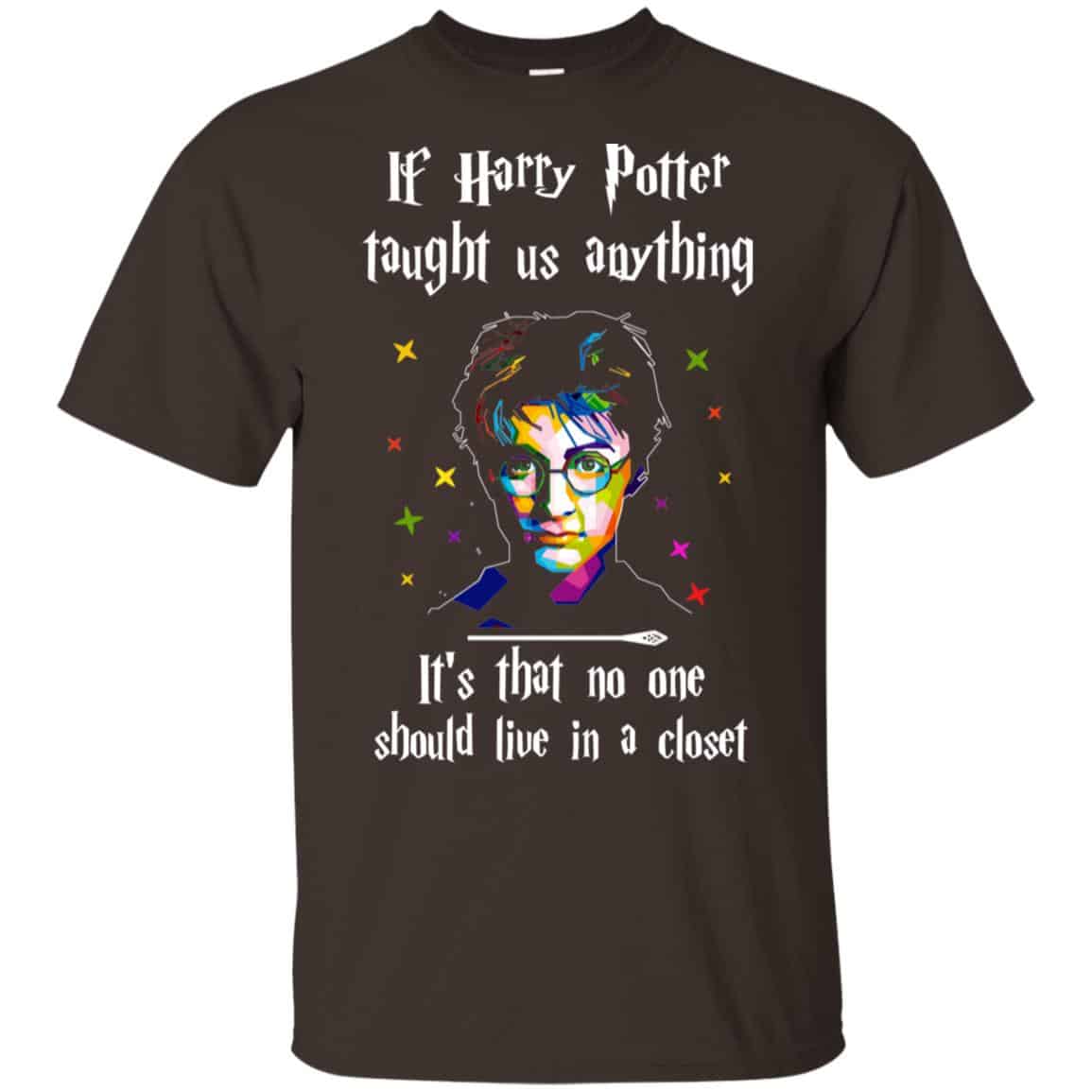 Harry Potter: If Harry Potter Taught Us Anything It’s That No One Should Live In A Closet T-Shirts, Hoodie, Tank