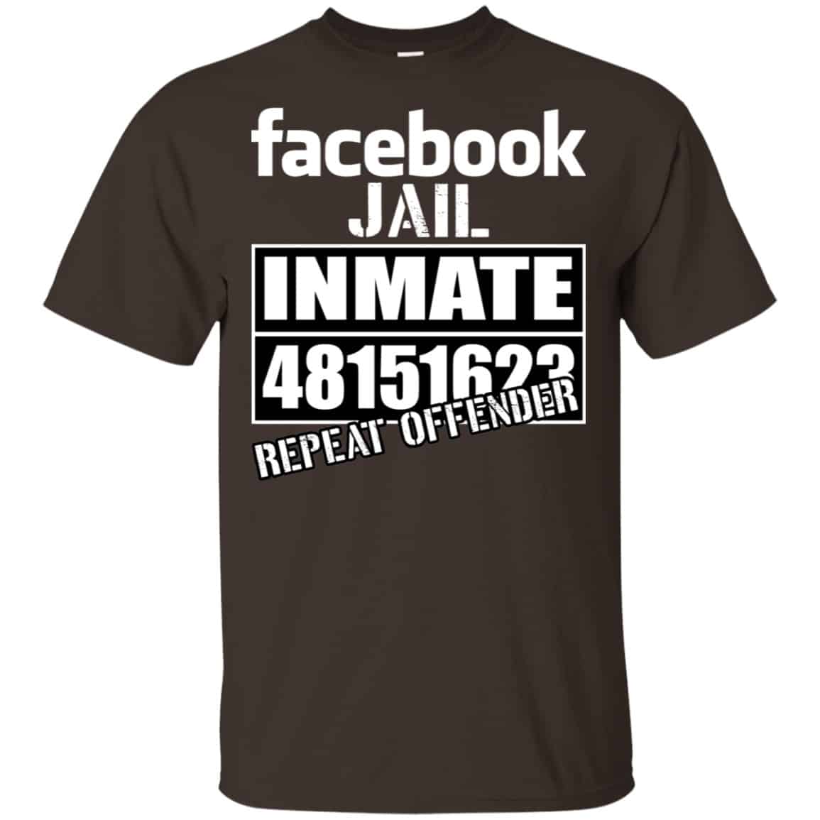 Facebook Jail Inmate 48151623 Repeat Offender Shirt, Hoodie, Tank