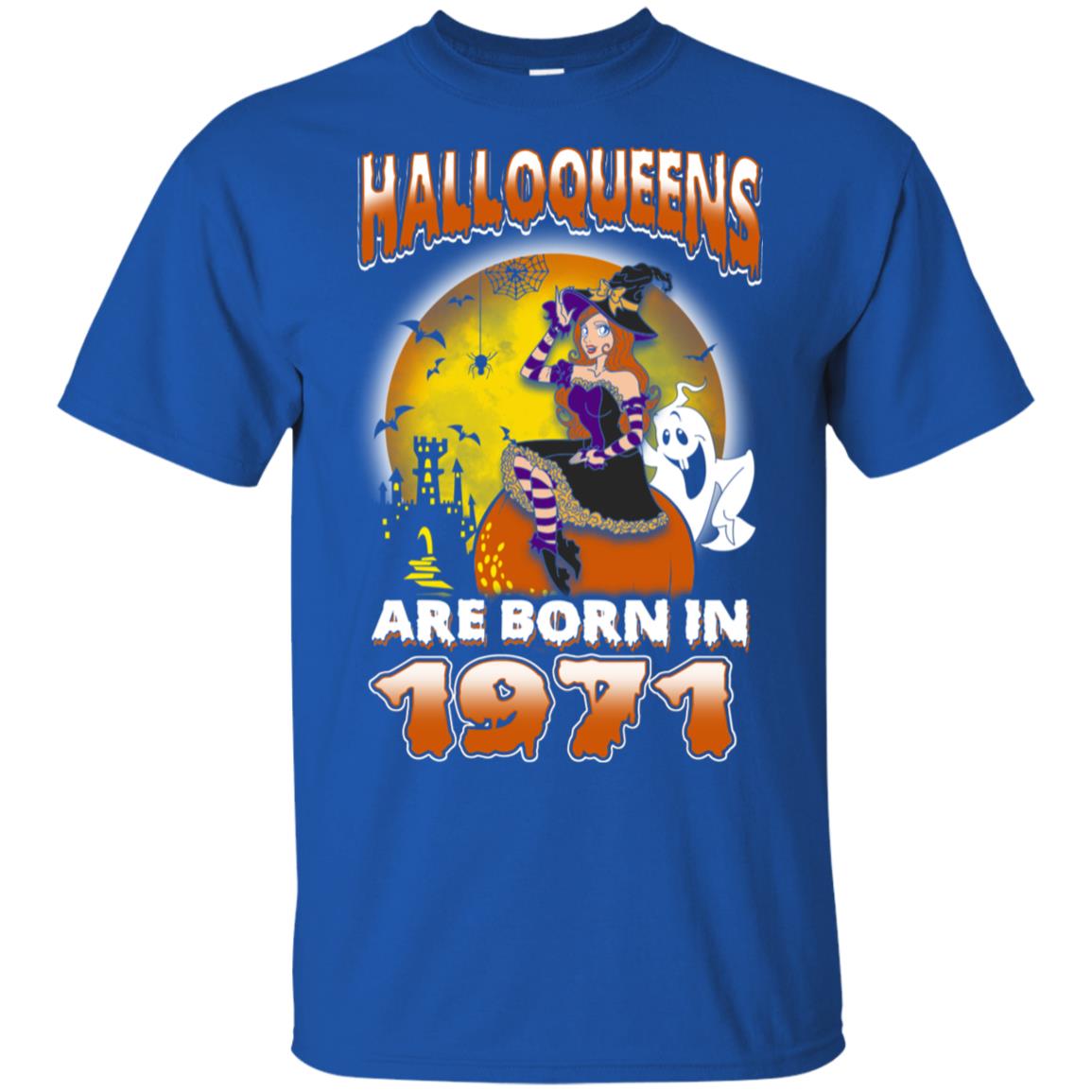 Halloqueens Are Born In 1971 Halloween T-Shirts, Hoodie, Tank