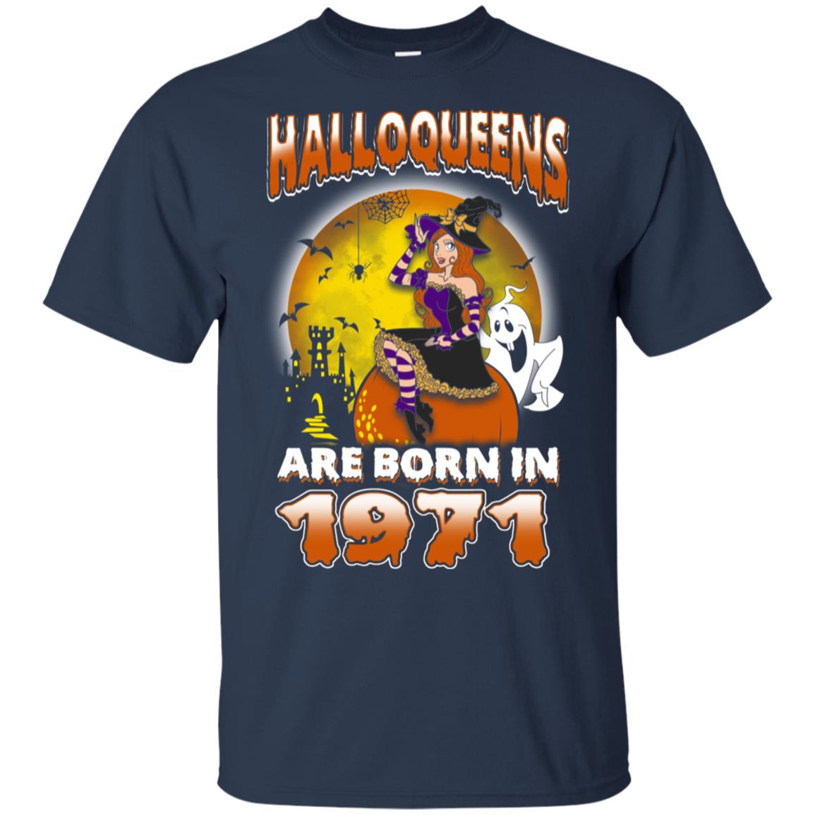 Halloqueens Are Born In 1971 Halloween T-Shirts, Hoodie, Tank
