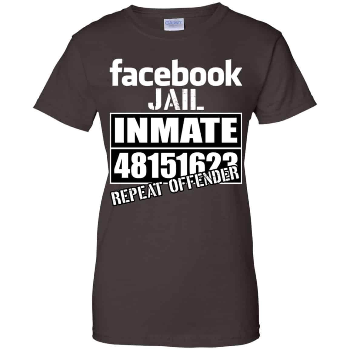 Facebook Jail Inmate 48151623 Repeat Offender Shirt, Hoodie, Tank