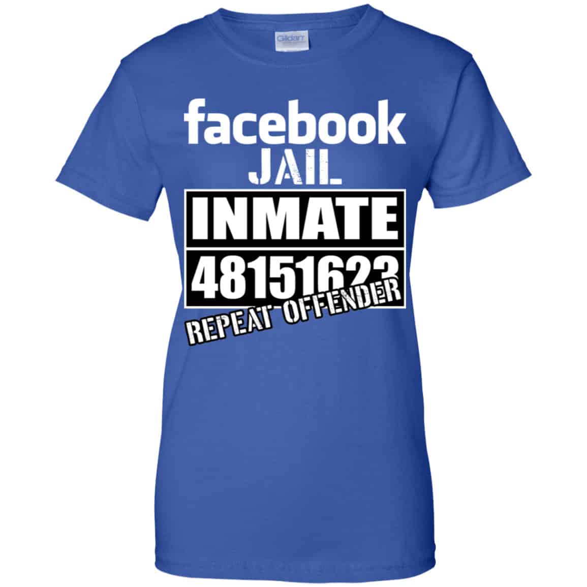 Facebook Jail Inmate 48151623 Repeat Offender Shirt, Hoodie, Tank
