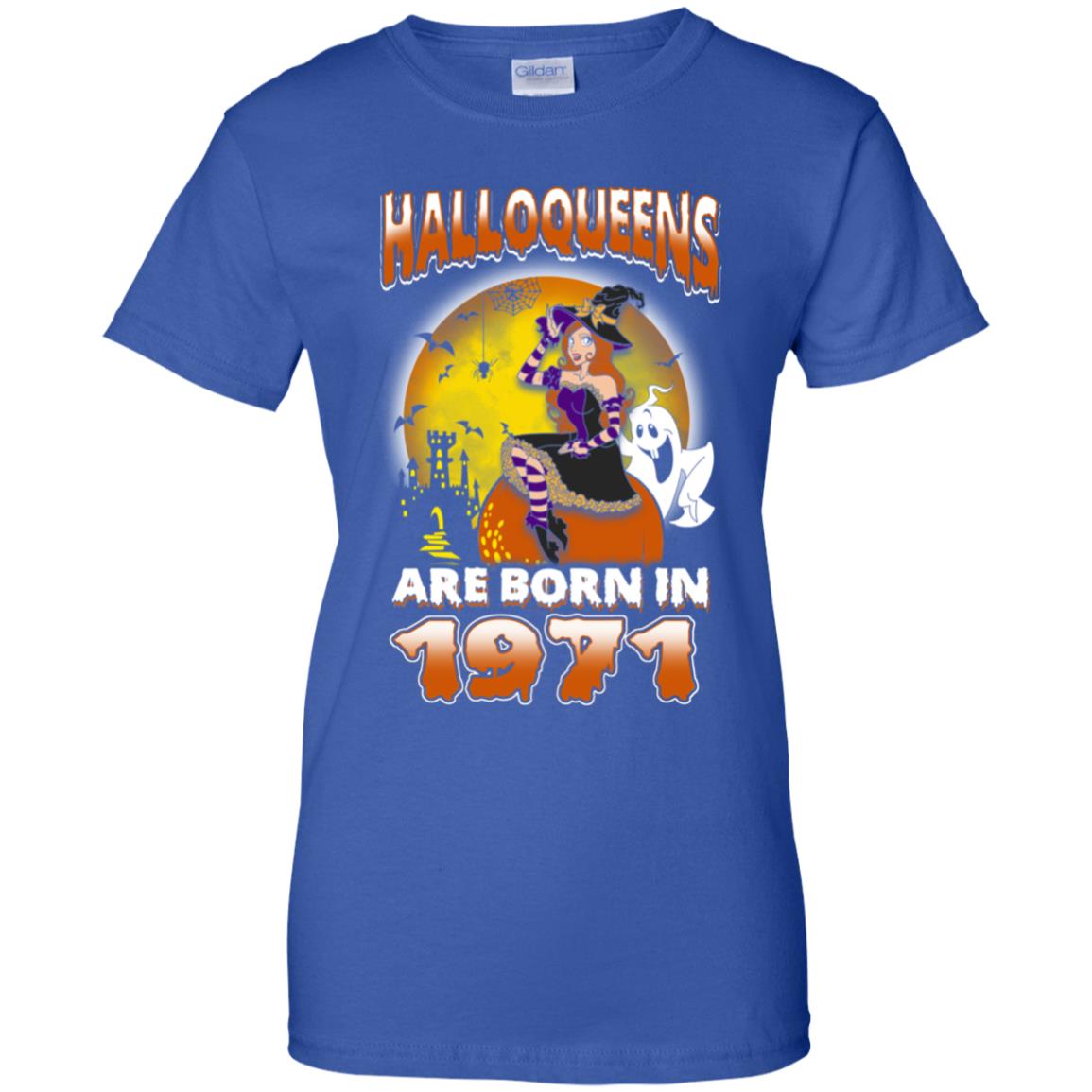 Halloqueens Are Born In 1971 Halloween T-Shirts, Hoodie, Tank