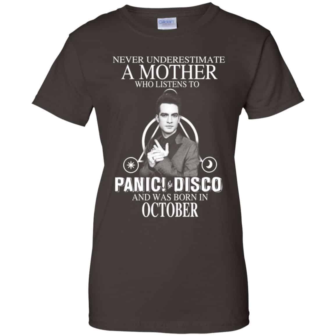 A Mother Who Listens To Panic at the Disco And Was Born In October T-Shirts, Hoodie, Tank