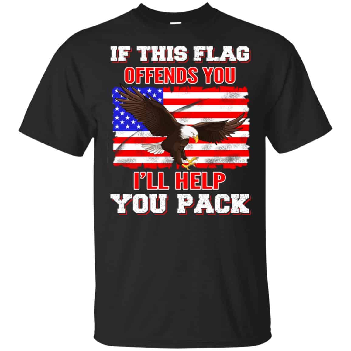 If This Flag Offends You I’ll Help You Pack Shirt, Hoodie, Tank