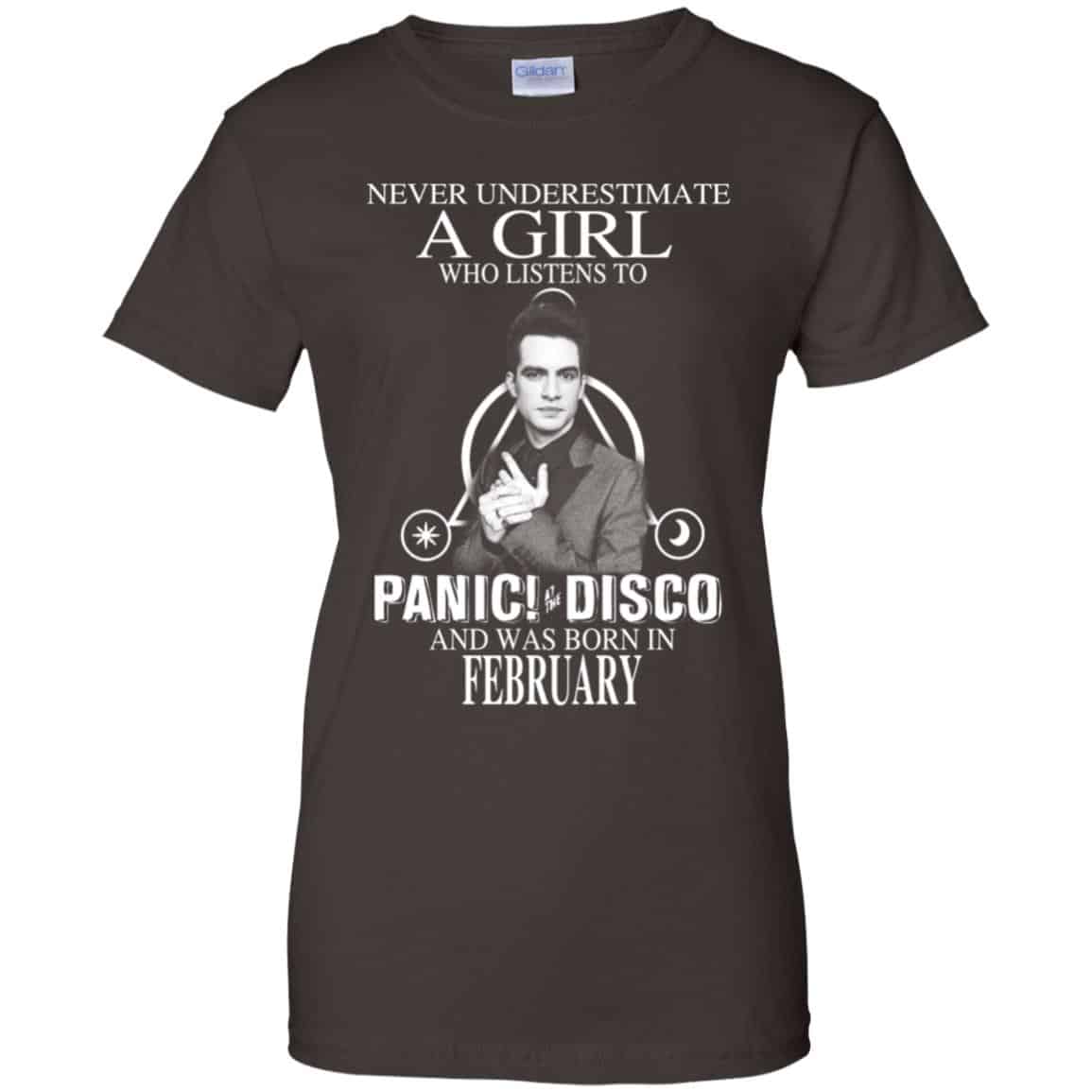 A Girl Who Listens To Panic at the Disco And Was Born In February T-Shirts, Hoodie, Tank