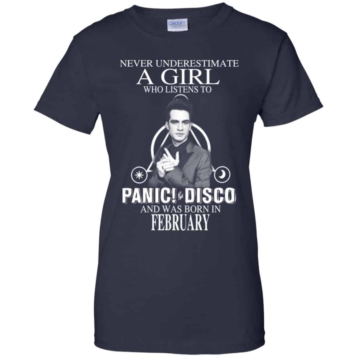 A Girl Who Listens To Panic at the Disco And Was Born In February T-Shirts, Hoodie, Tank