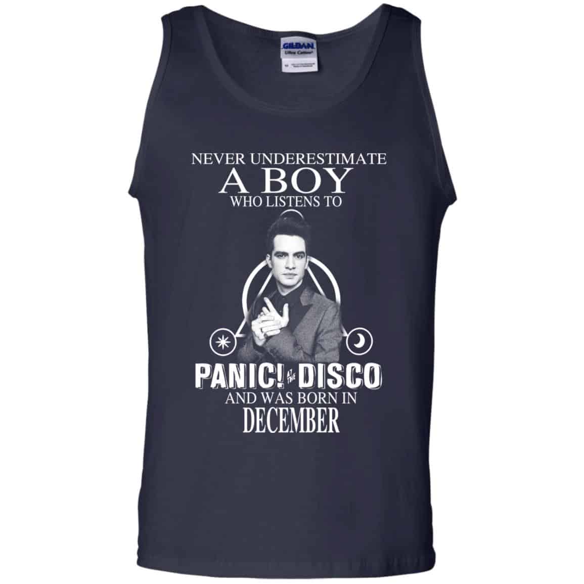 A Boy Who Listens To Panic at the Disco And Was Born In December T-Shirts, Hoodie, Tank