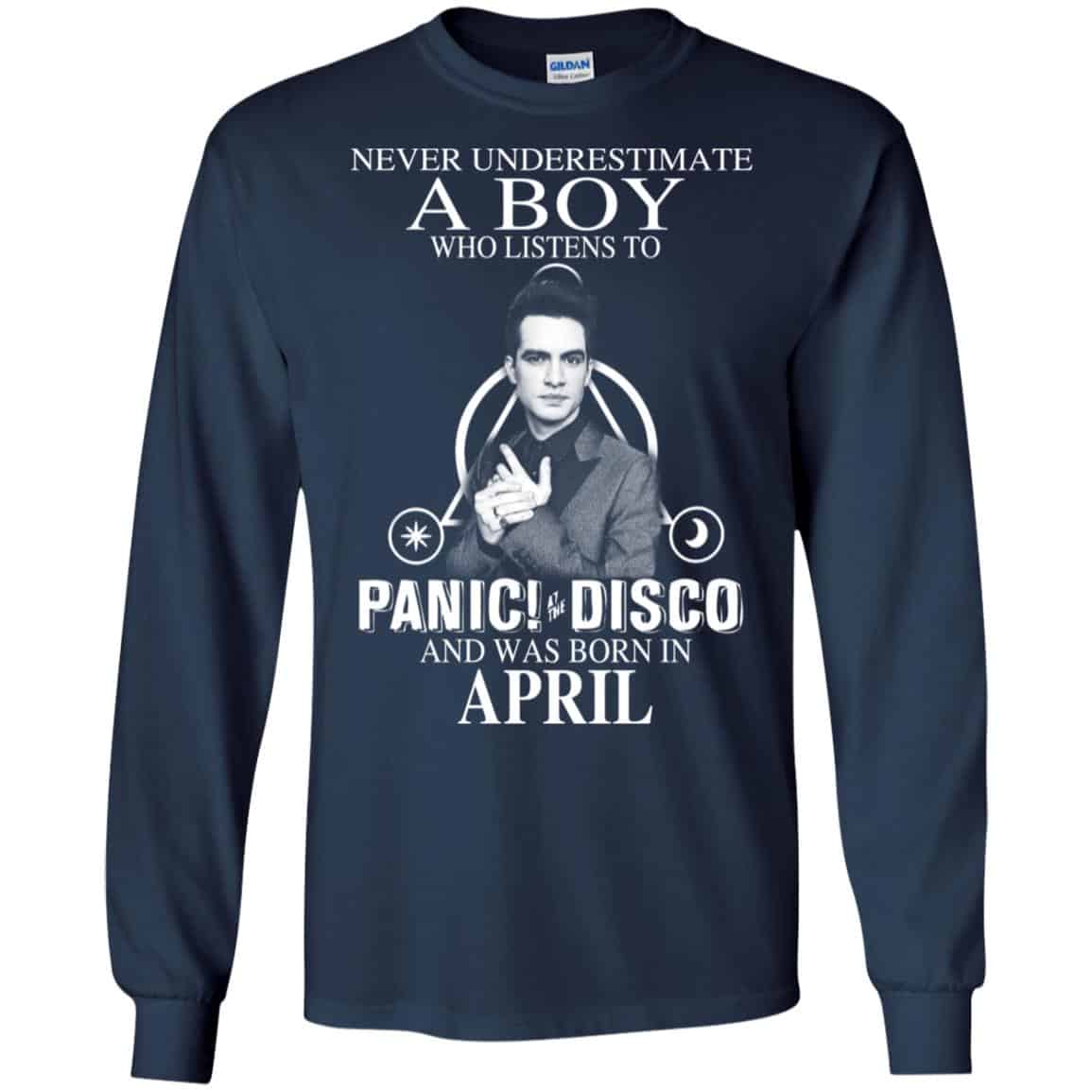 A Boy Who Listens To Panic! at the Disco And Was Born In April T-Shirts, Hoodie, Tank