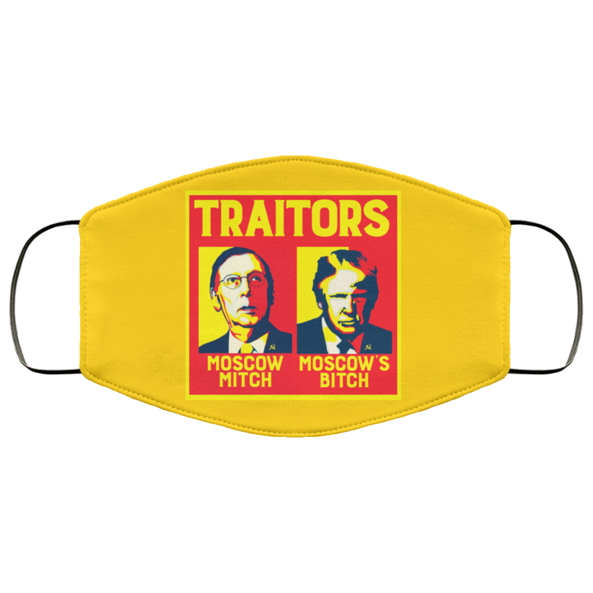 Traitors Ditch Moscow Mitch Face Mask