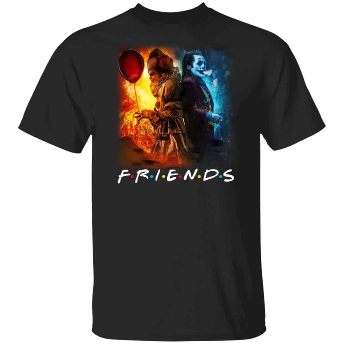 Joker And Pennywise Friends Shirt, Hoodie, Tank