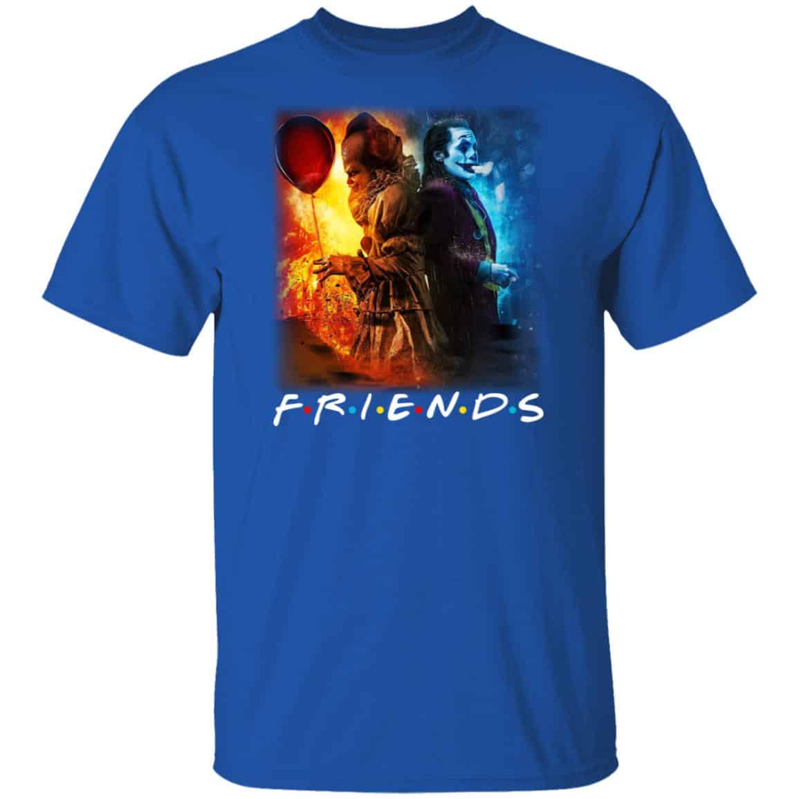 Joker And Pennywise Friends Shirt, Hoodie, Tank