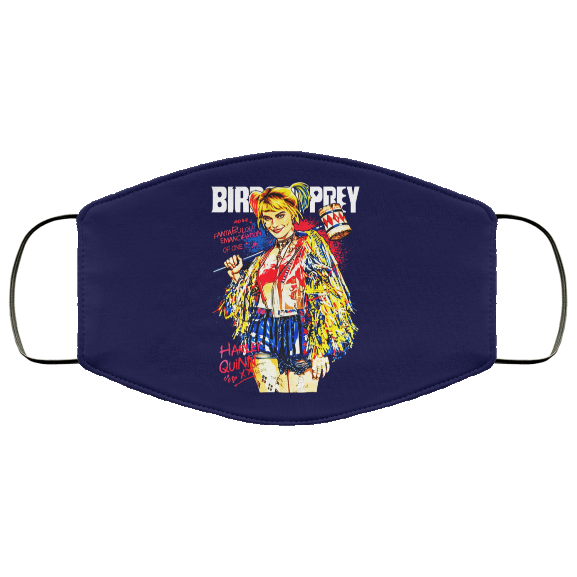 Harley Quinn Birds Of Prey Face Mask