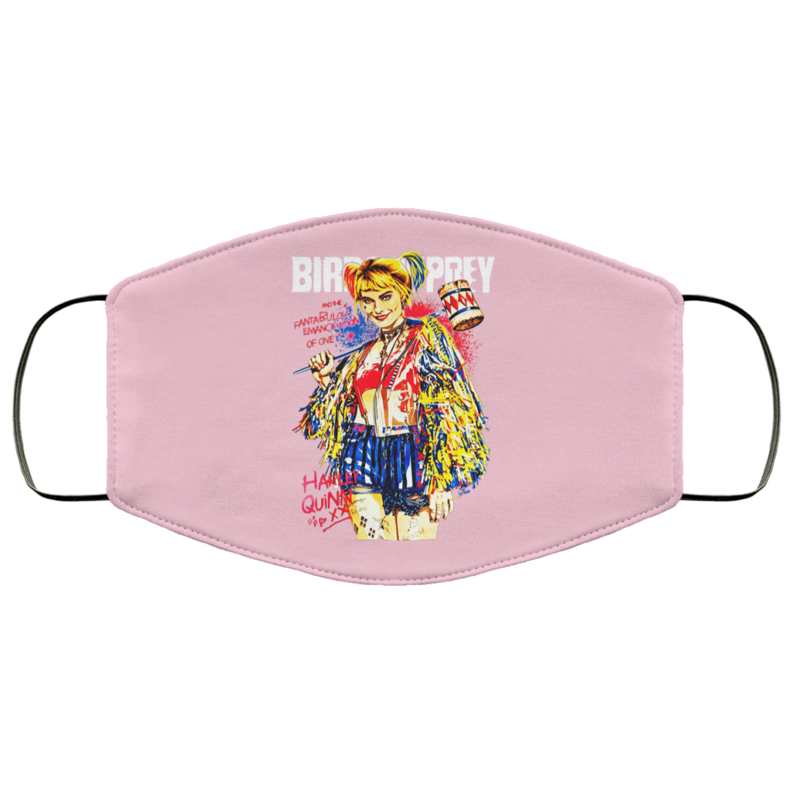 Harley Quinn Birds Of Prey Face Mask