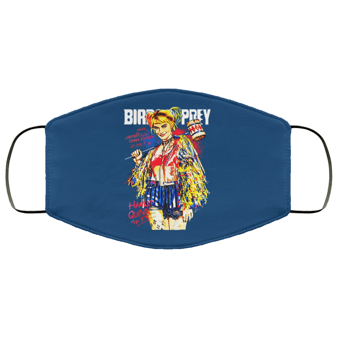 Harley Quinn Birds Of Prey Face Mask