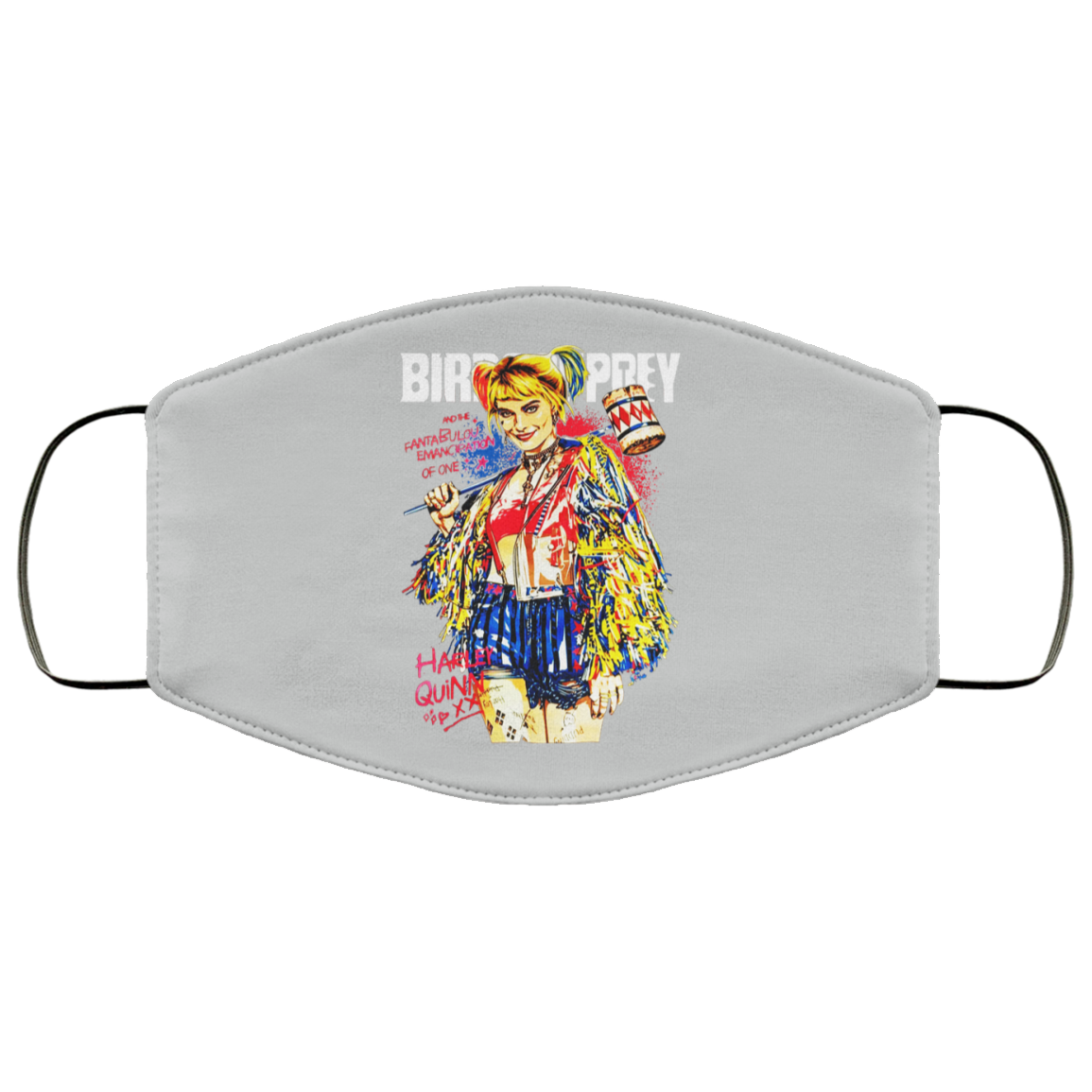 Harley Quinn Birds Of Prey Face Mask