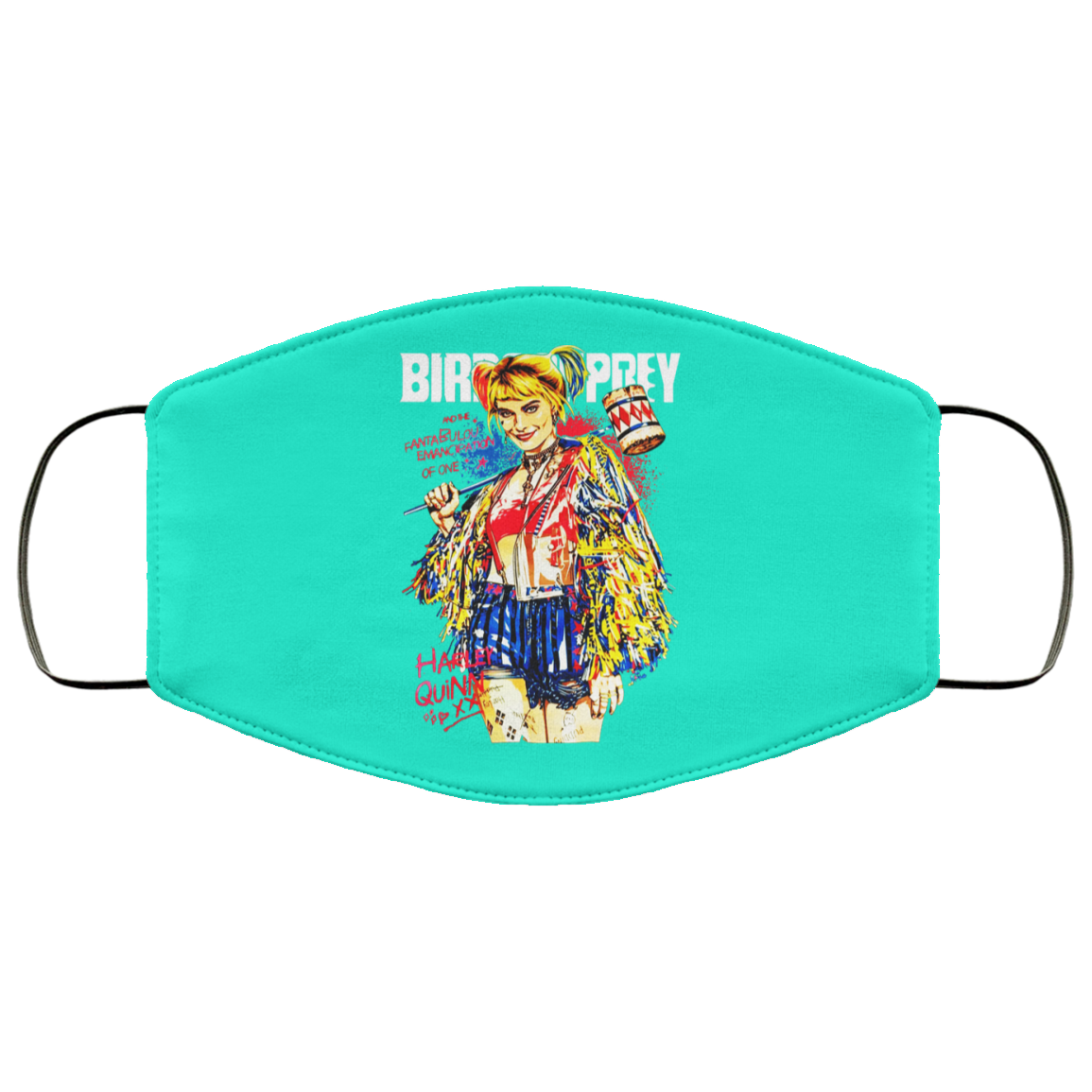 Harley Quinn Birds Of Prey Face Mask