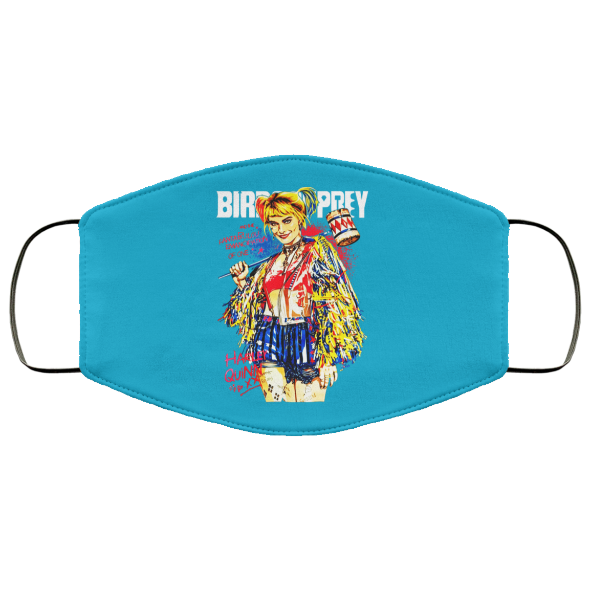 Harley Quinn Birds Of Prey Face Mask