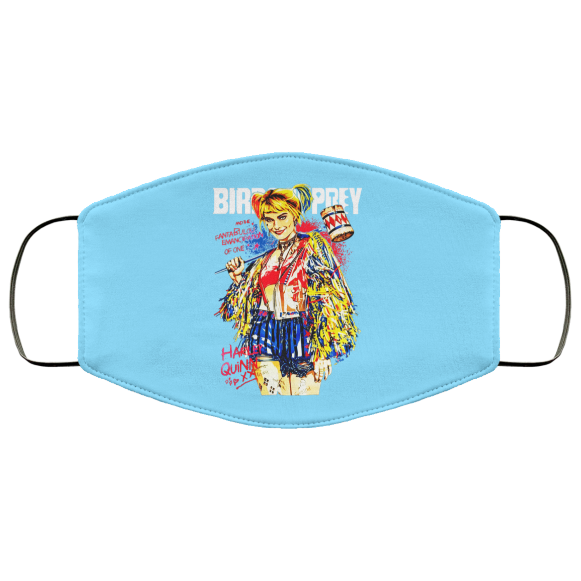 Harley Quinn Birds Of Prey Face Mask