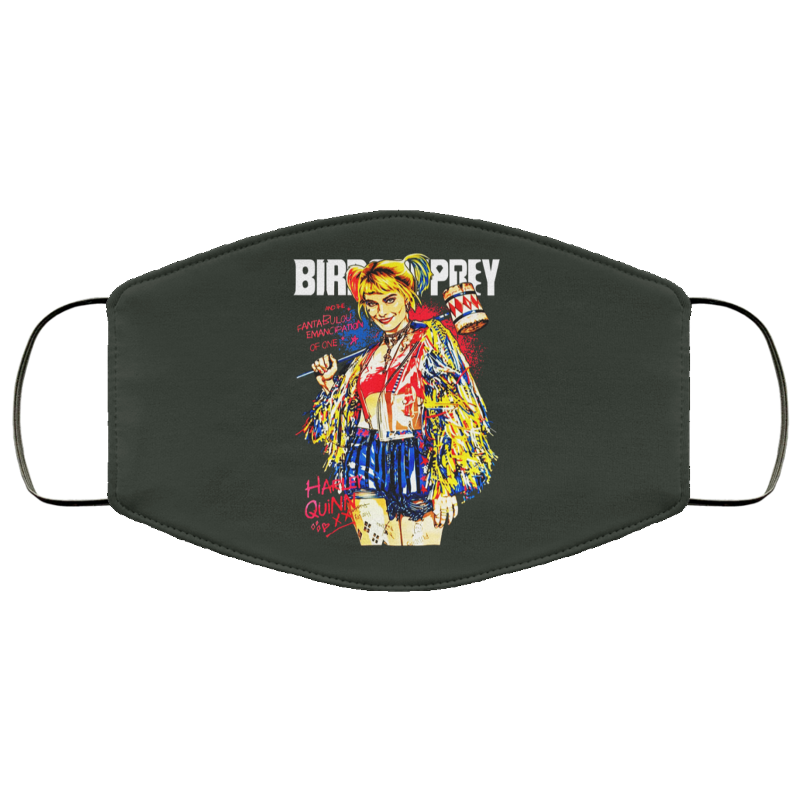 Harley Quinn Birds Of Prey Face Mask