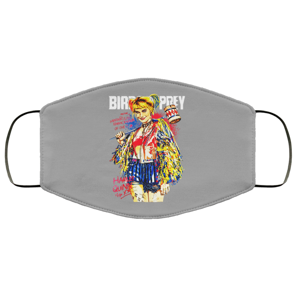 Harley Quinn Birds Of Prey Face Mask