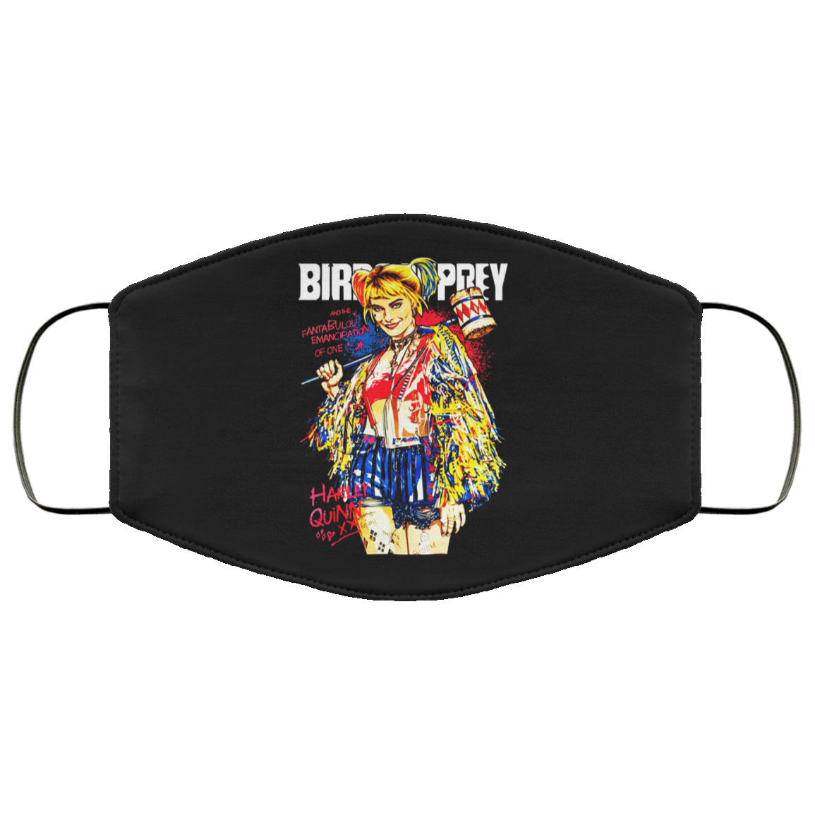 Harley Quinn Birds Of Prey Face Mask