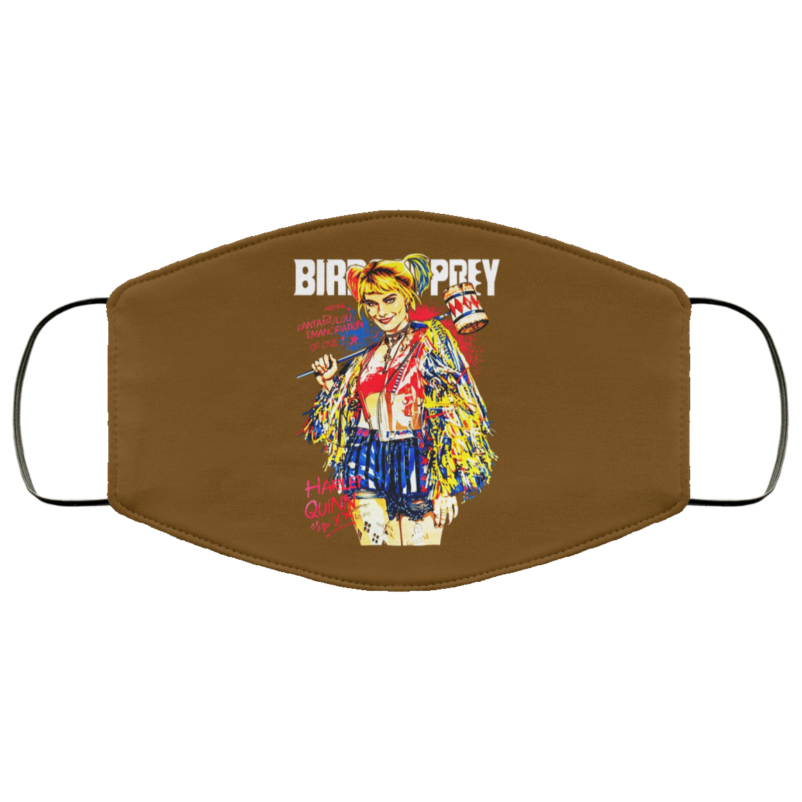 Harley Quinn Birds Of Prey Face Mask