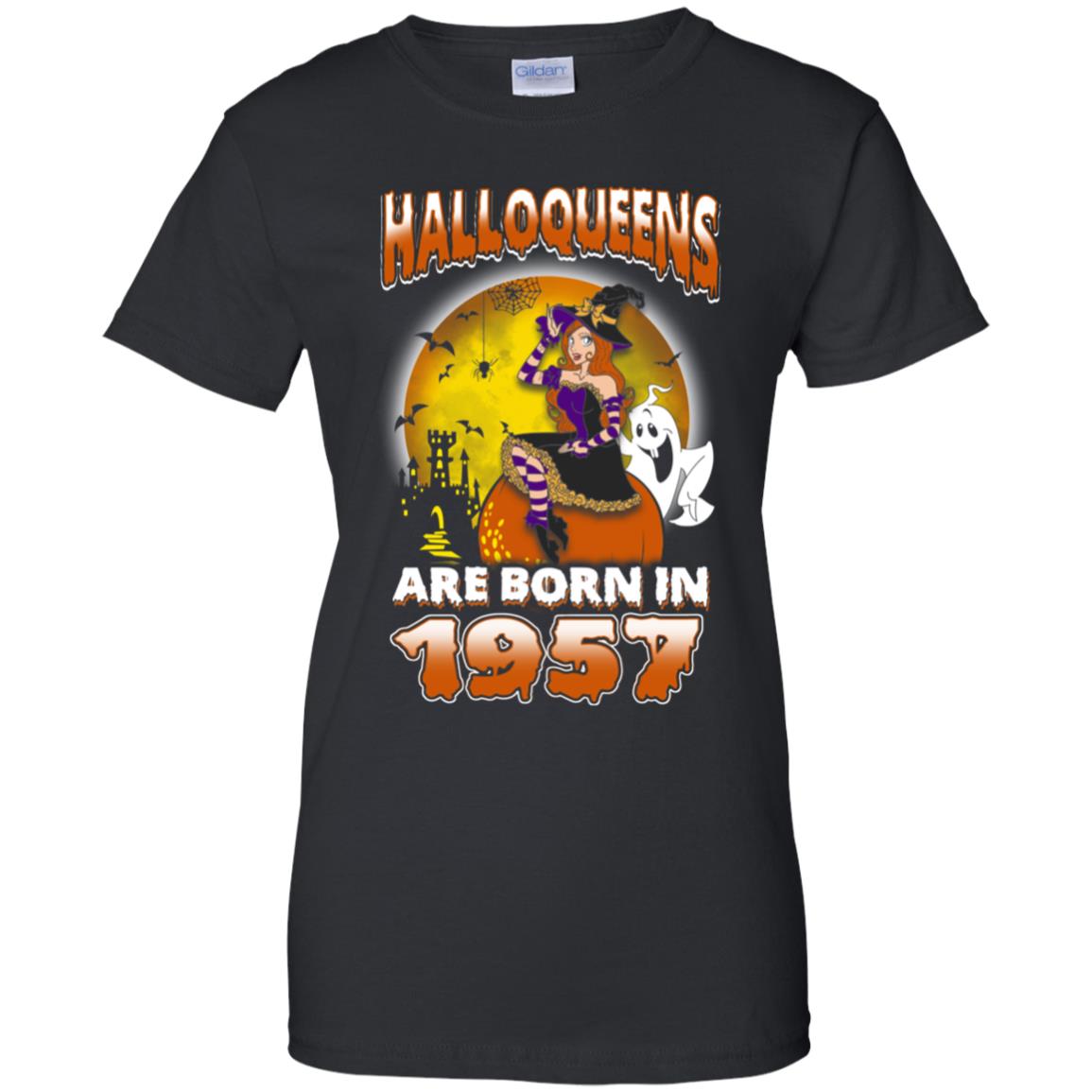 Halloqueens Are Born In 1957 Halloween T-Shirts, Hoodie, Tank
