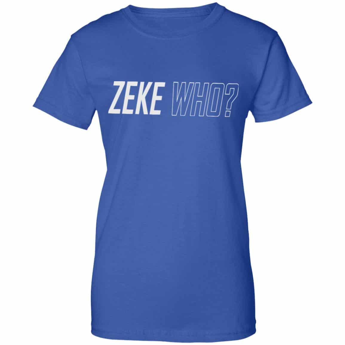 Zeke Who That’s Who Ezekiel Elliott Dallas Cowboys T-Shirts