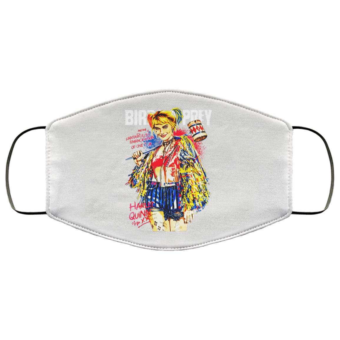 Harley Quinn Birds Of Prey Face Mask
