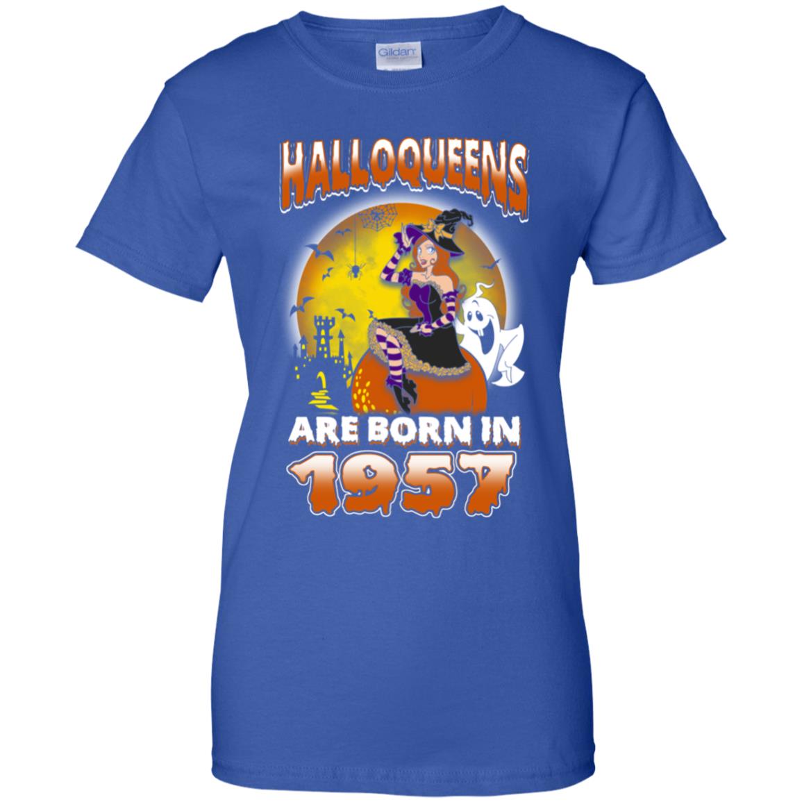 Halloqueens Are Born In 1957 Halloween T-Shirts, Hoodie, Tank