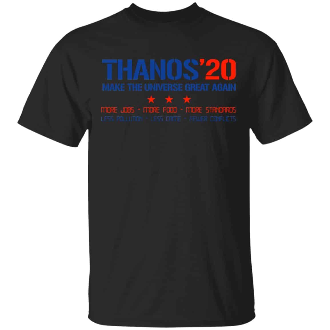 Thanos 2020 Make The Universe Great Again Shirt, Hoodie, Tank