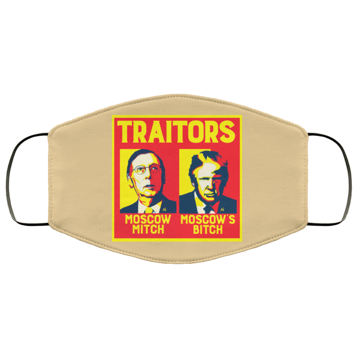 Traitors Ditch Moscow Mitch Face Mask
