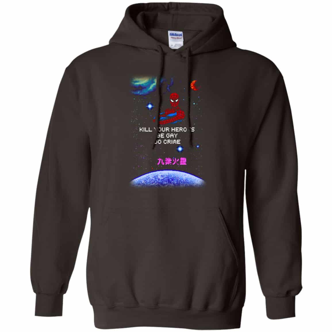Spider Man Kill Your Heroes Be Gay Do Crime Shirt, Hoodie, Tank