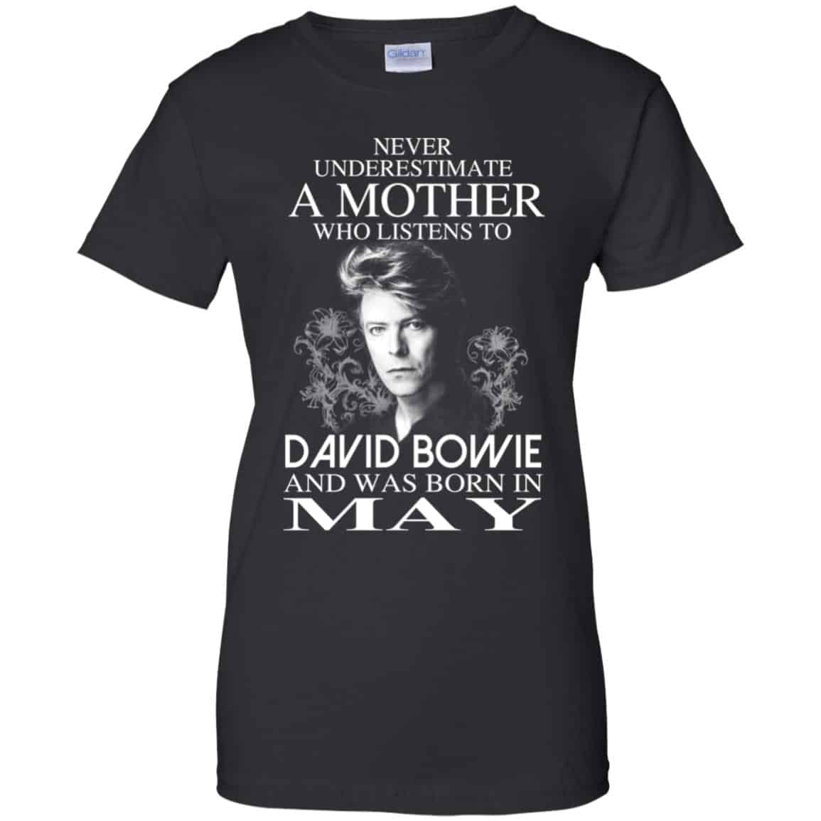 A Mother Who Listens To David Bowie And Was Born In May T-Shirts, Hoodie, Tank