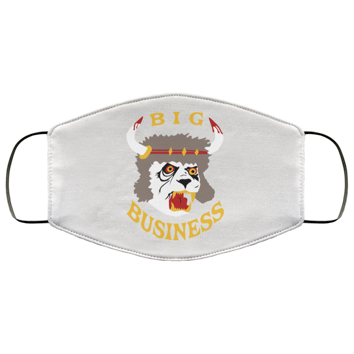 Big Business Official Merch Horns Face Mask