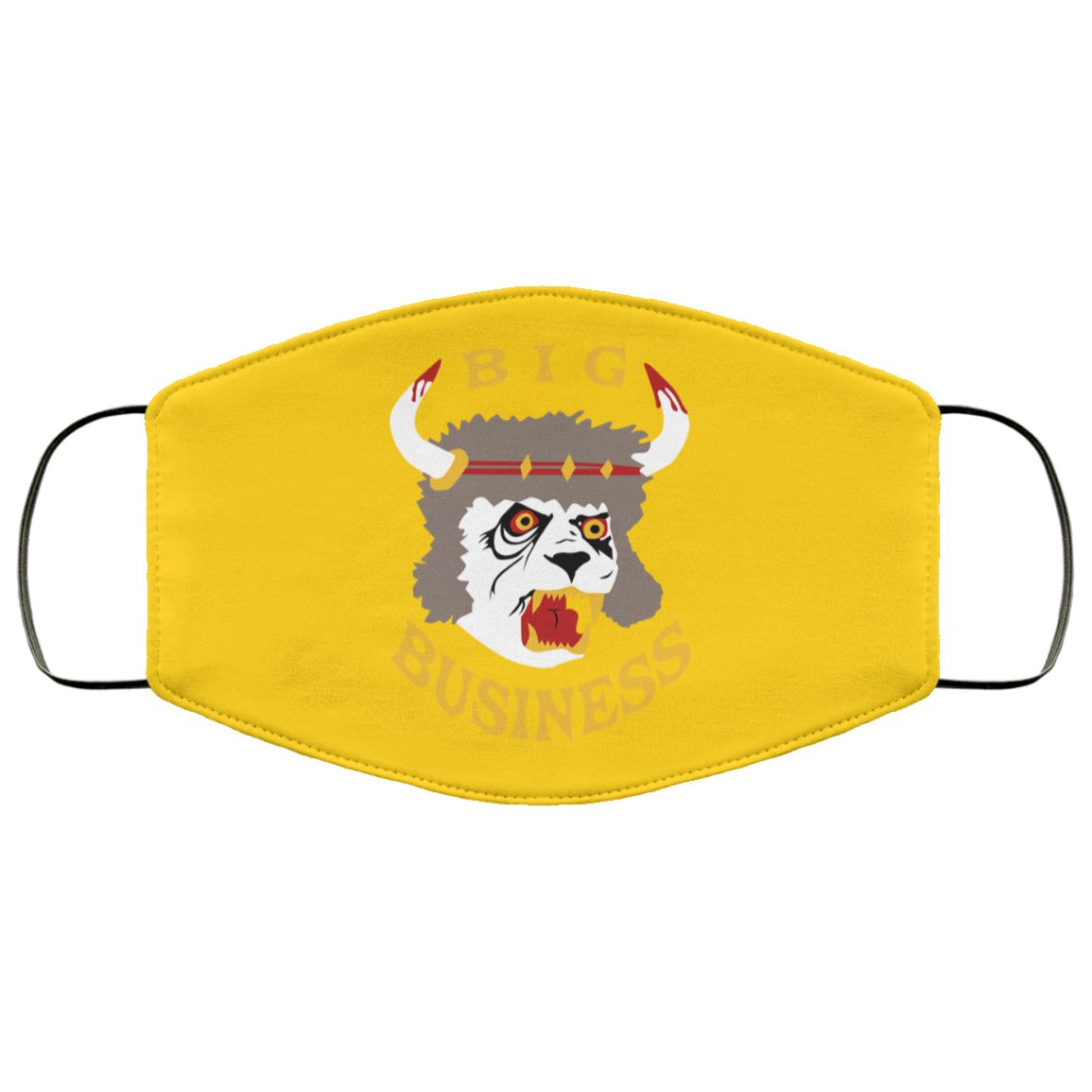 Big Business Official Merch Horns Face Mask
