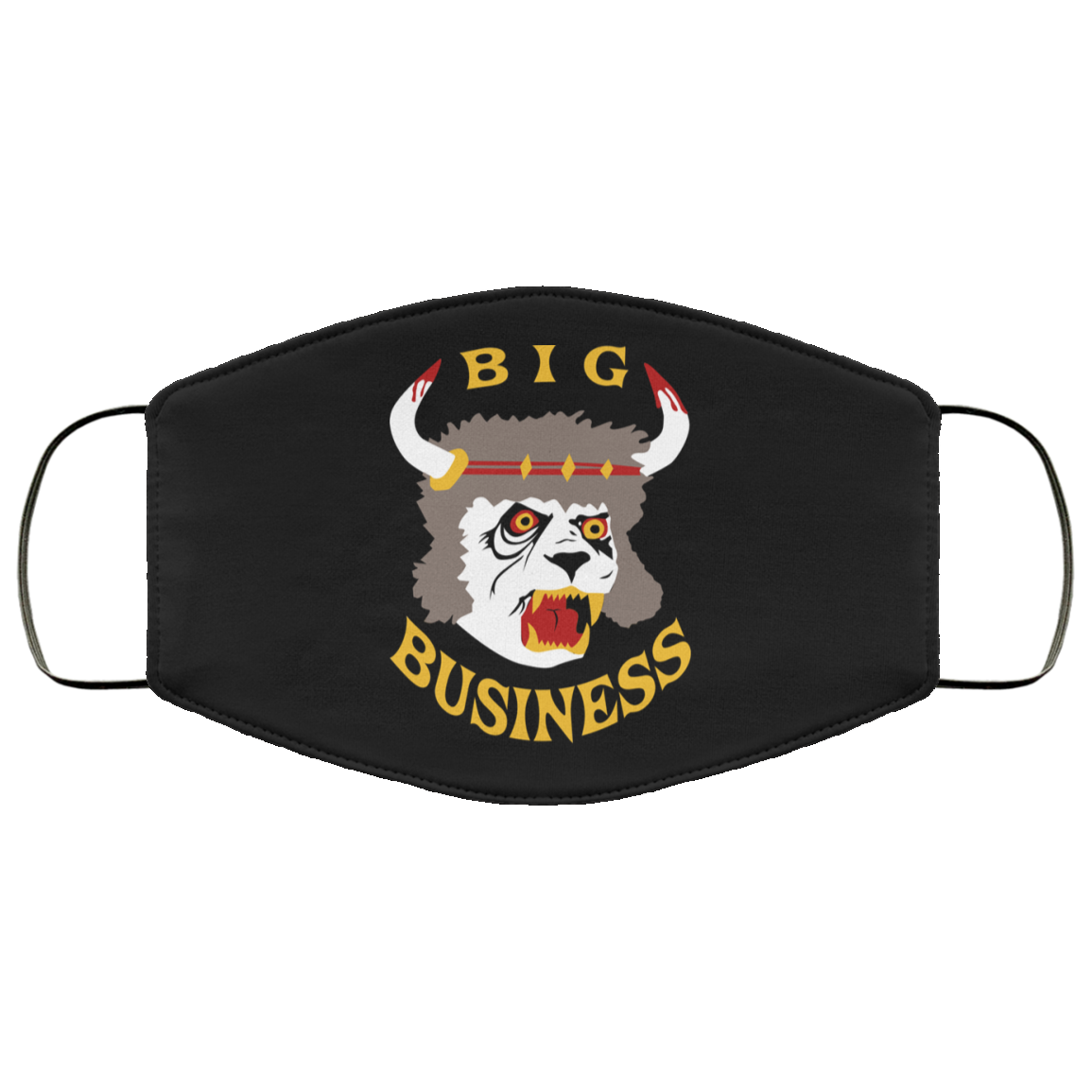 Big Business Official Merch Horns Face Mask
