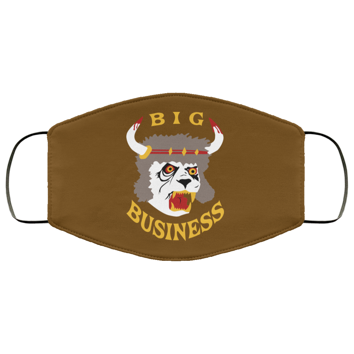 Big Business Official Merch Horns Face Mask