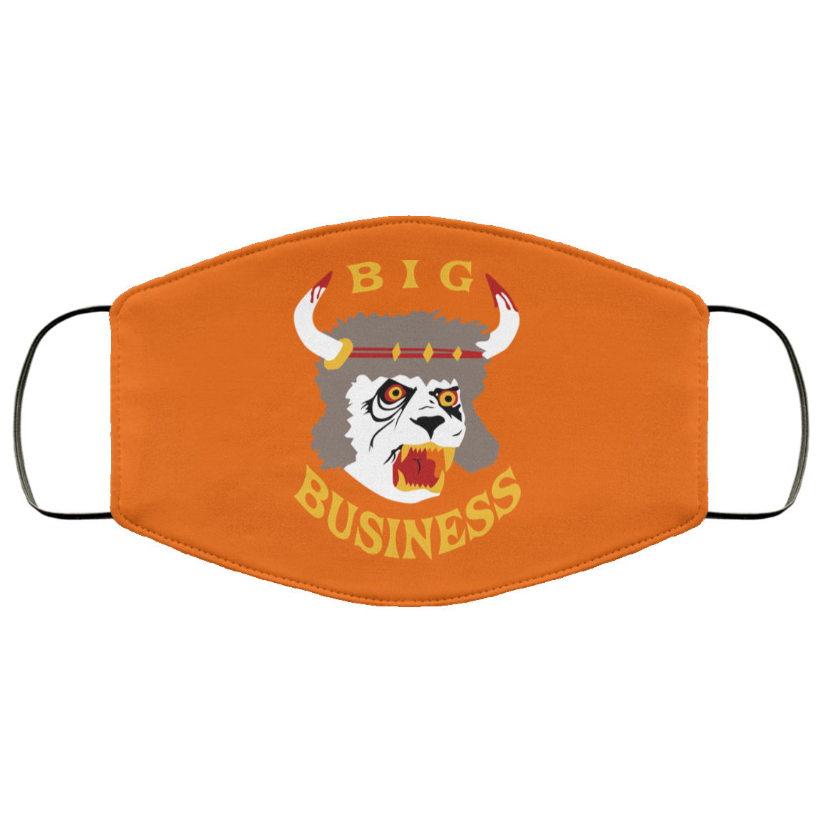 Big Business Official Merch Horns Face Mask