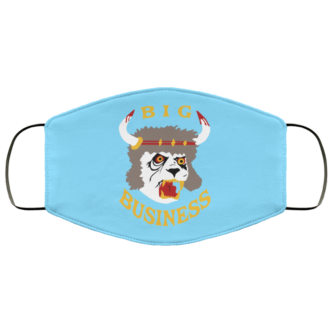 Big Business Official Merch Horns Face Mask