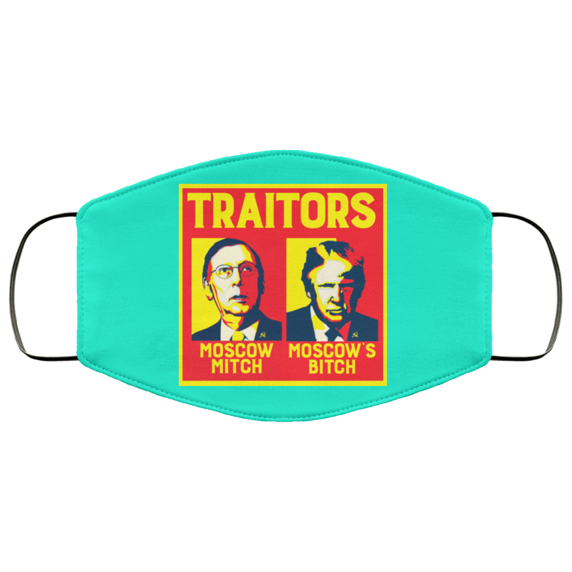 Traitors Ditch Moscow Mitch Face Mask